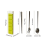 2Pcs Portable Cutlery Set Stainless Steel Silverware Set with Case 2