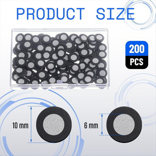 200 Pcs 3D Magnetic Tracking Dot for Scanner Inner 6.0 mm Outer 10 mm 1
