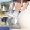 Portable USB Fans with Transparent Design with Five-Speed White 6