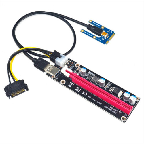 Mini PCIe to PCI Express 16X Riser for Laptop External Graphics Card