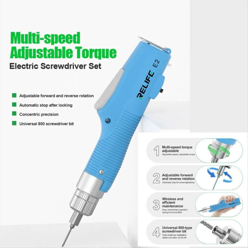 E2 Torque Electric Screwdriver Set 1
