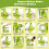 50x50mm Square Refrigerator Badges Compress Machine Rotating 4
