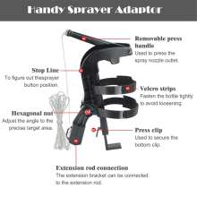 Adjustable Sprayer Bracket Adaptor Wasp Nest Aerosol Can Extension