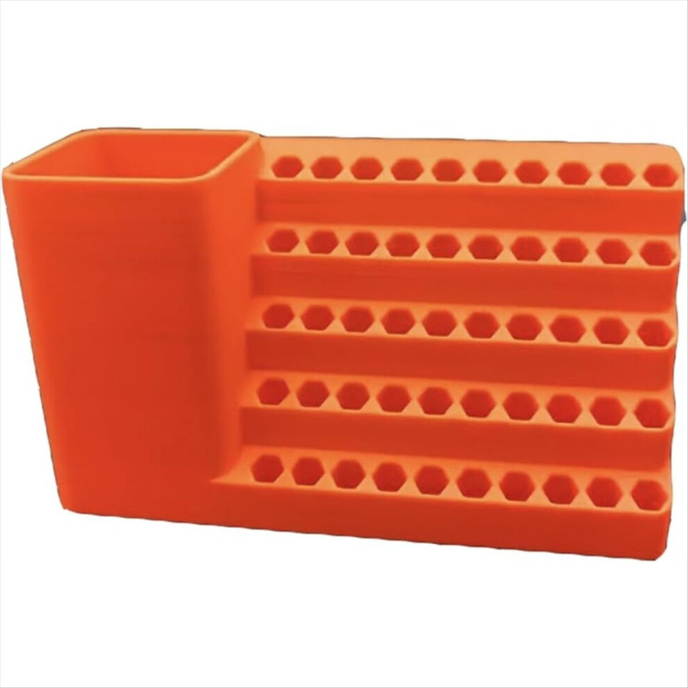 50-Hole Screwdriver Bit Holder With Power Drill Mount 4852997608389