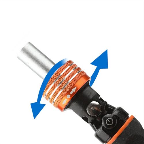 Magnetic Ratchet Screwdriver Set - , Slotted, Square, Hex Bits 2