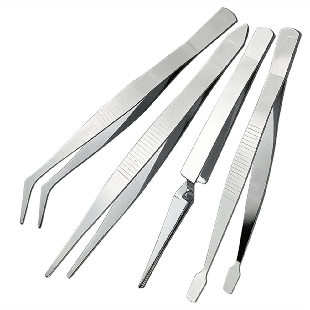 4Pcs Precision Tweezers Set 4852997608075