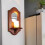 Wall Mirror with Shelf Aromatherapy Candlestick Holder Hanging Decor 5