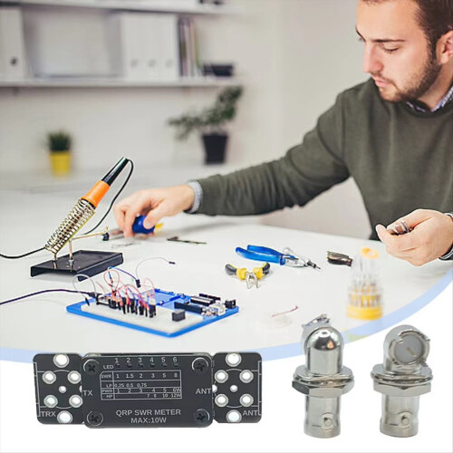 Mini Power SWR Meter 3-30MHz HF Short Wave Standing Wave Meter 1