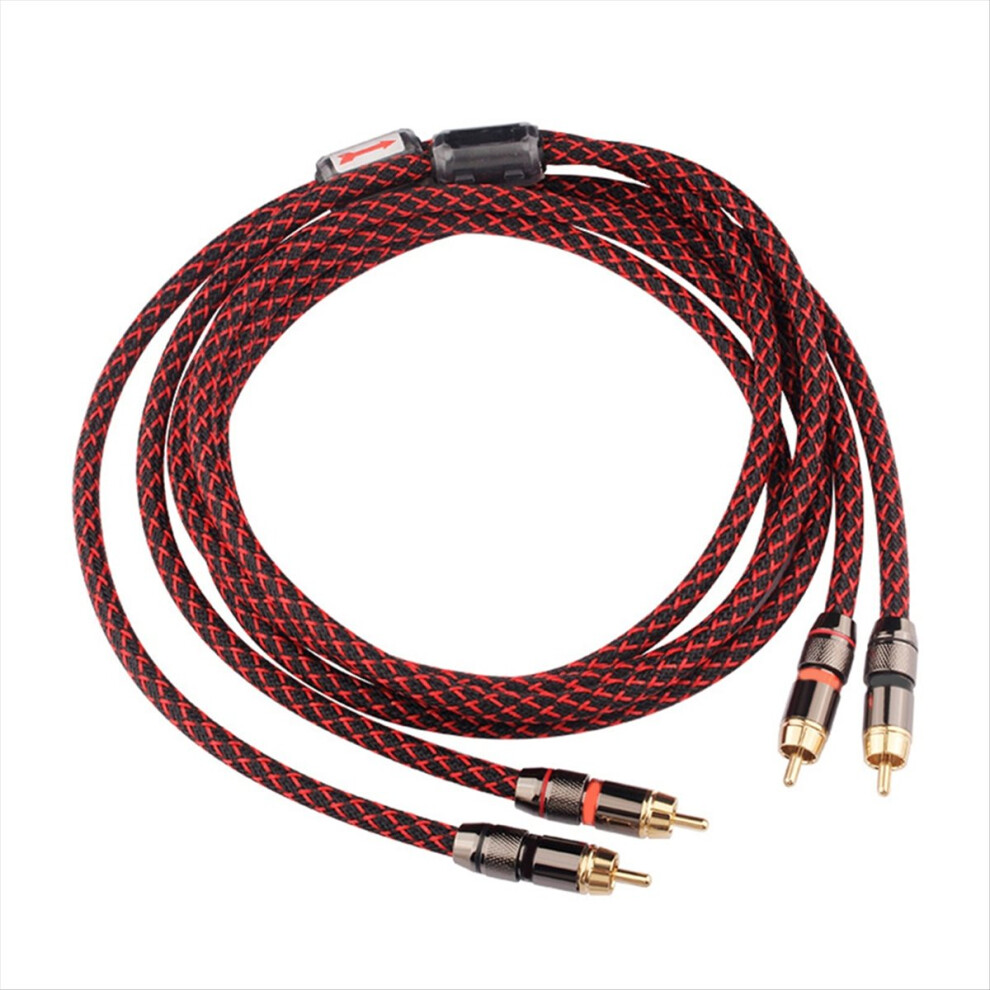 1 Pair Audio Cable 2 To 2 Interconnect Cables Hifi Stereo 4852997601267