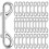 Extra Large 3.5 Inch Double Ended Bolt Snaps Hooks 110lbs Load 1