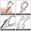 Extra Large 3.5 Inch Double Ended Bolt Snaps Hooks 110lbs Load 3