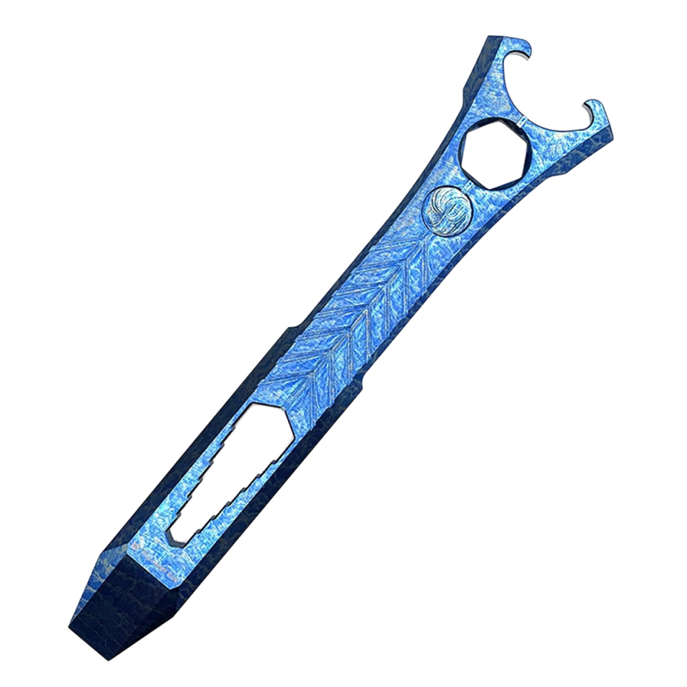Titanium Alloy Pry Bar Multi-Tool Pry Bar Wrench Screwdriver 4852997609690