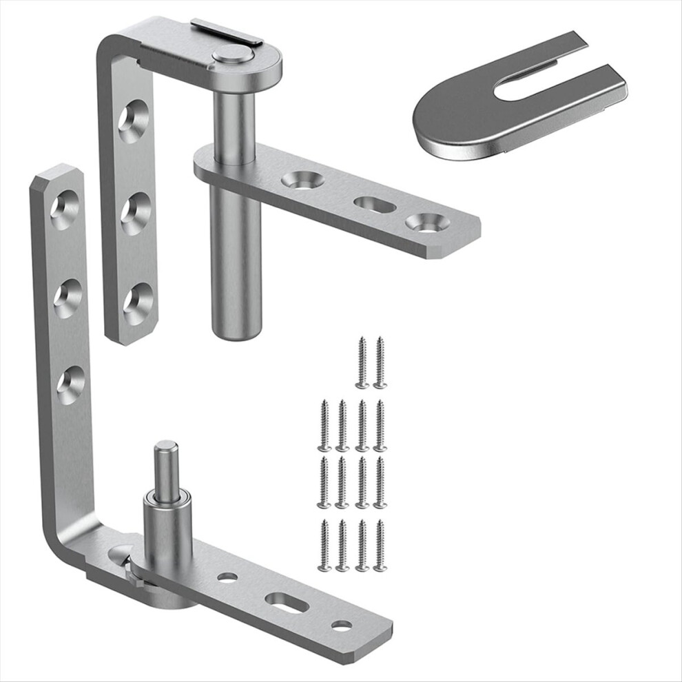 Cafe Door Hinges Swinging Door Hardware Saloon Door Hinges Silver 4854133847065