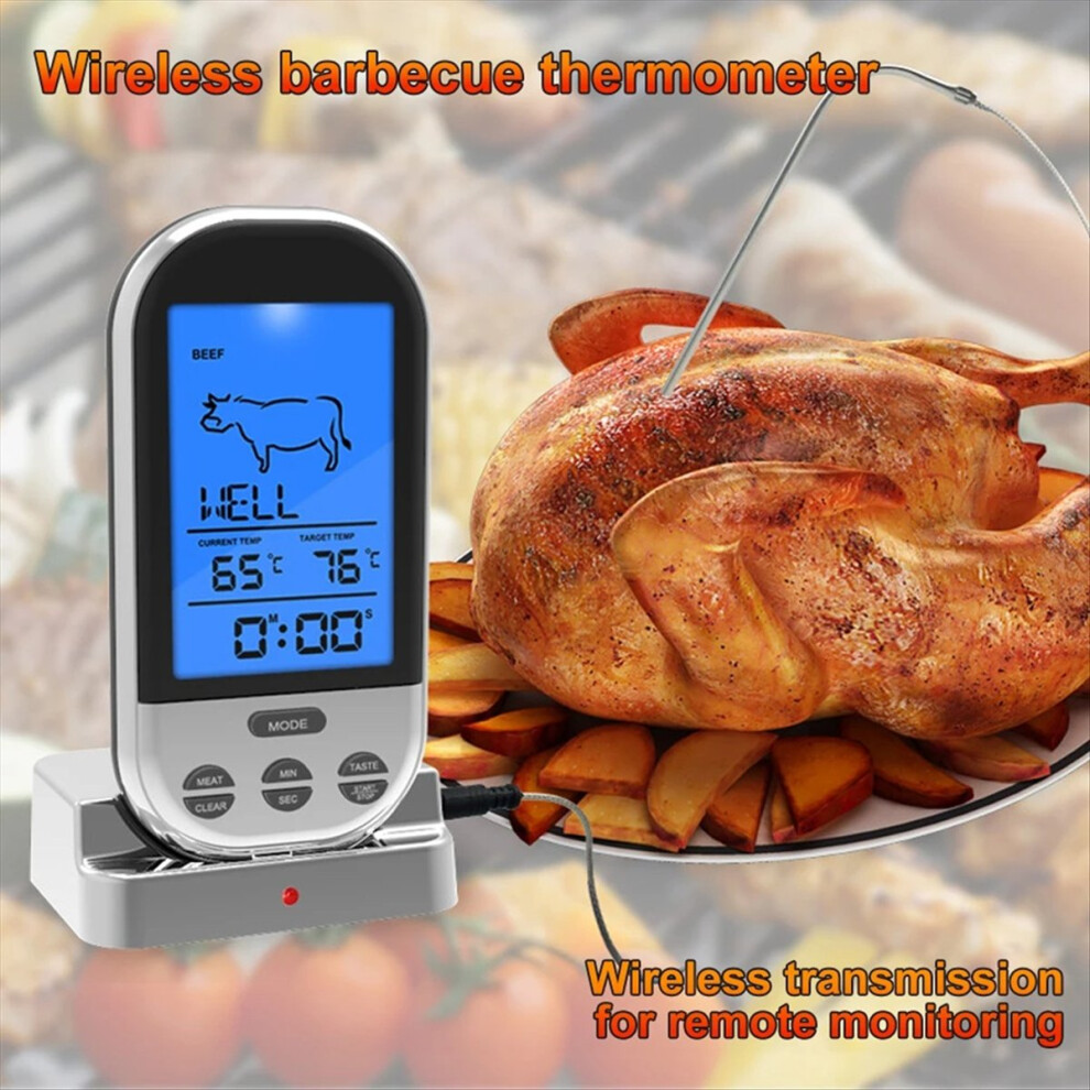 Meat Thermometers Remote Cooking Food Barbecue Grill Thermometer 4854133846563