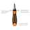 Precision Ratchet Screwdriver 38-Piece Set -V Bit with Wrench 5