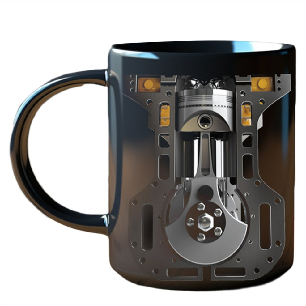 Novel Engine Ceramic Coffee Mug Cup Water Cup Car