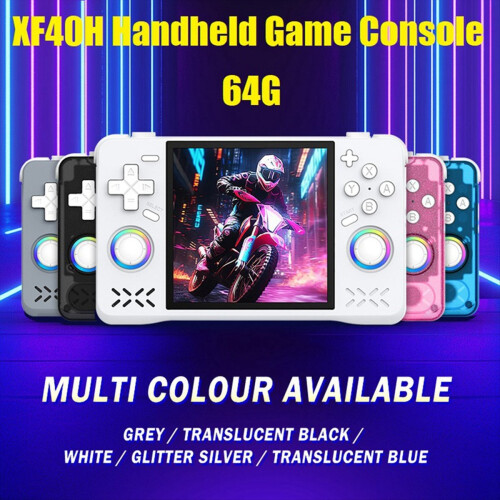 XF40H Retro Handheld Game Console 64G 4.0In IPS Screen Linux D 1