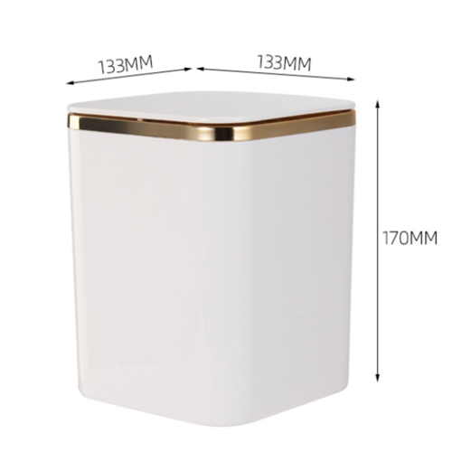 Mini Trash Can Desktop Trash Basket Household Desktop Plastic 2