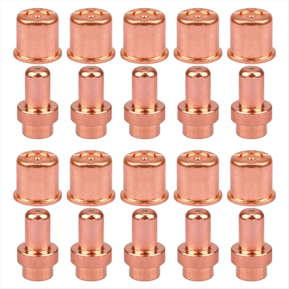 20Pcs Plasma Cutter Cb50 Cp50 Lt50 50 Torch Electrode Tip Nozzle 4852997612423