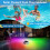 Wireless Pool Thermometer Floating Easy Read with Light 7
