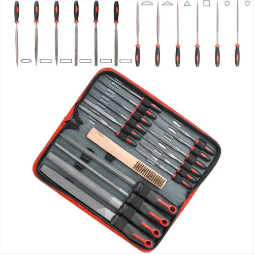 16pcs Metal Hand File Set Double Pattern Large Small Files 2