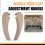 1Pair Car No. 2 Seat Back Reclining Adjuster Release Handle,A 4