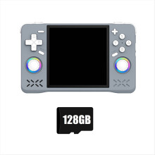 XF40H Retro Handheld Game Console 128G 4.0In IPS Screen Linux Grey