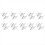 100Pcs V Shape Pruning Shears Springs 1