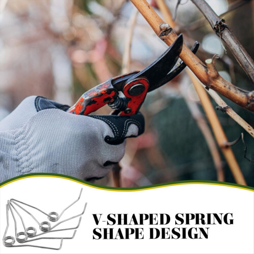 100Pcs V Shape Pruning Shears Springs 2
