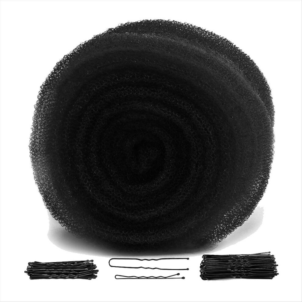 Hair Filler and Hairpins for , Hair Sponge Black