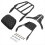 Rear Passenger Sissy Bar Backrest with Luggage Rack for Grid 3