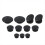 For Motorcycle Frame Hole Cover Caps Plug 1