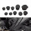 Motorcycle Frame Cap Accessories Frame Hole Cap Cover Plug for 3