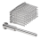 52PCS Cable Railing Kit,1/8In Stainless Steel Cable Railing Hardware 1