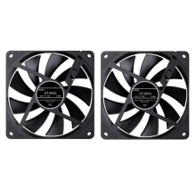 2pcs Computer Case Fan 92mm 4-Pin PWM High Airflow Cooling Fan