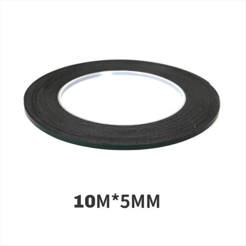 10M 5mm Double Sided Sticky Foam Tape Black 1