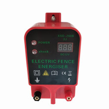 10 km di recinzione elettrica per bestiame con controllo ad impulsi ad alta tensione, allarme, display LCD impermeabile (spina UE)