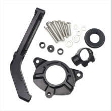 Motorcycle Adjustable Steering Damper Stabilizer Bracket Mounting Kit