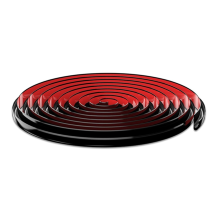 RV Caravan Roof Rainwater Gutter PVC Water Channel Black