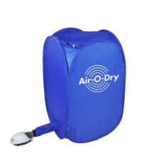 Secador de roupas elétrico portátil dobrável para viagem Air-O-Dry, com acessórios - Plugue UE