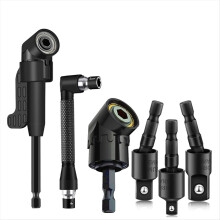 6-delige set haakse boorbevestigingen met 105-adapter en slagvaste dop