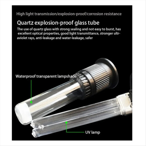 UV Sterilizer Lamp Ultraviolet Filter Clarifier Water Cleaner EU Plug 2