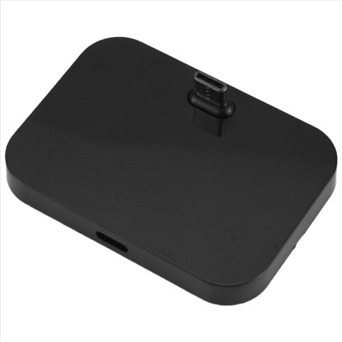 Handy-Tischladeständer mit USB-C-Anschluss, schwarz 2