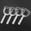 Meat Scraper Bone Dust White Poly Remover Square 4
