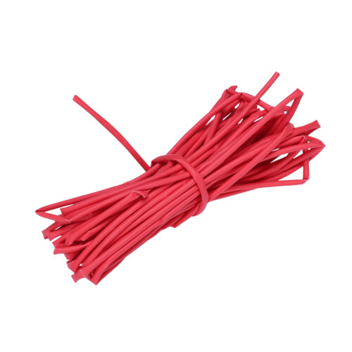 Drahtschrumpfschlauch, 1 mm Durchmesser, rot, 4 Meter 1
