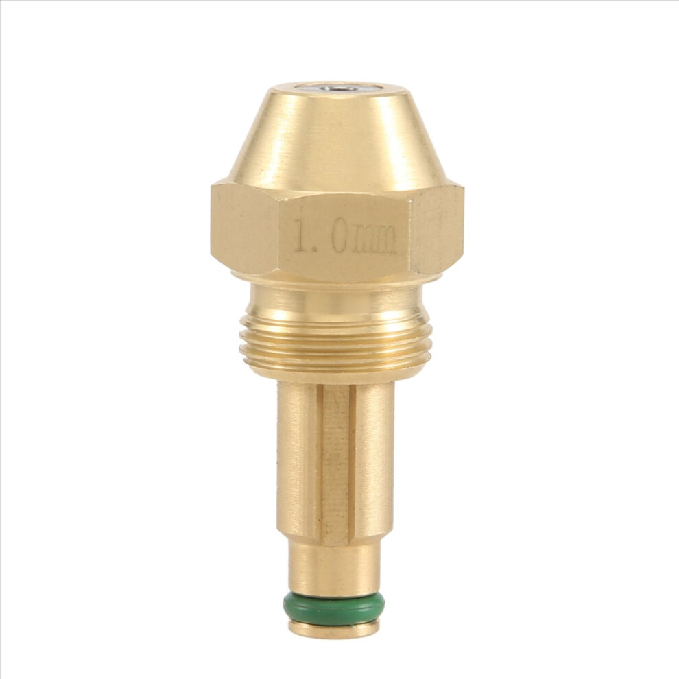 Waste Oil Burner Nozzle Mist Air Atomizing Jet Siphon Full Cone Nozzle, 1.0Mm 4852887710369