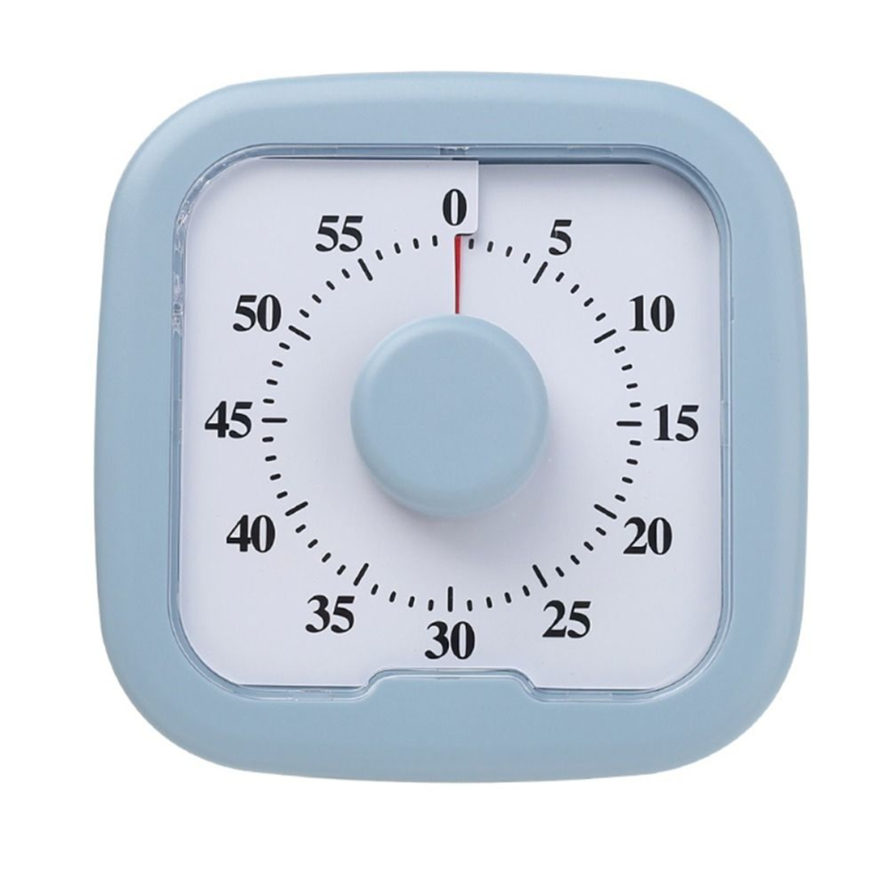 Blue Visual Timer 60-Minute Stopwatch Alarm Clock Countdown Timer