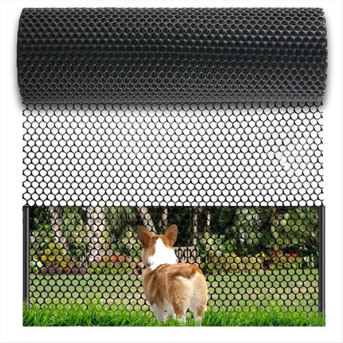Black Plastic Wire Mesh Fence Roll - Plastic Chicken Wire Mesh 1
