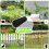 Black Plastic Wire Mesh Fence Roll - Plastic Chicken Wire Mesh 3
