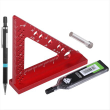 Carpenter Square Woodworking,Small Tool With Fixed Angle Pin And 0.09mm Mechanical Pencil - Precision Accurate